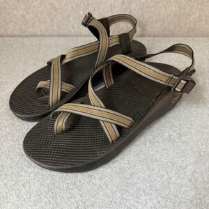 Chaco Z/2 Classic Sandals Strappy Black Tan Gorpcore Casual Summer Mens Size 12